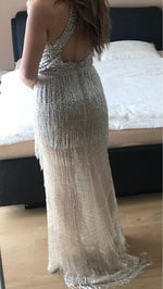 Siaoryne Women Luxury Fully Heavy Beading Long Prom Evening Dresses Gown Vestido De Festa 2020 PD874