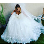 WD3358 Romantic Custom made Butterfly Wedding Dress Sweetheart Ball Gown Princess Bridal Dresses 2018