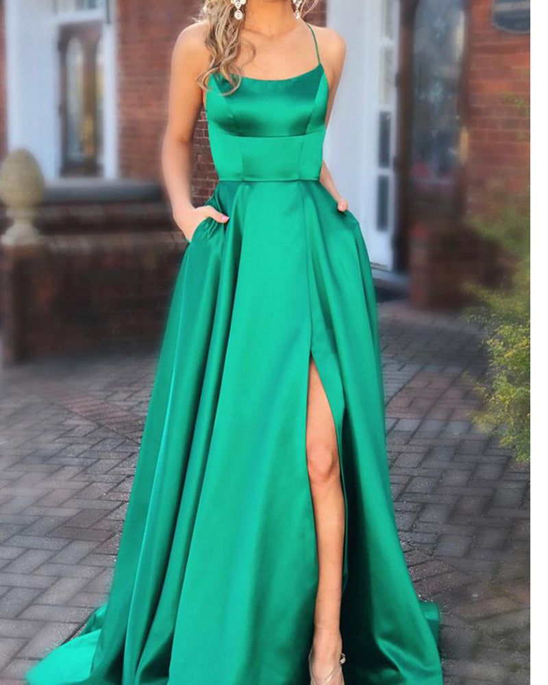 Halter Wine Red Prom Dresses Long with Pocket long Vestido De Festido Longo 2022
