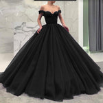 Fashionable Poofy Ball Gown Burgundy Wedding Dresses Off the Shoulder Prom Gown masquerade