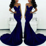 Dreamy Mermaid Sweetheart Prom Dresses Women trumpet Evening Formal Gowns