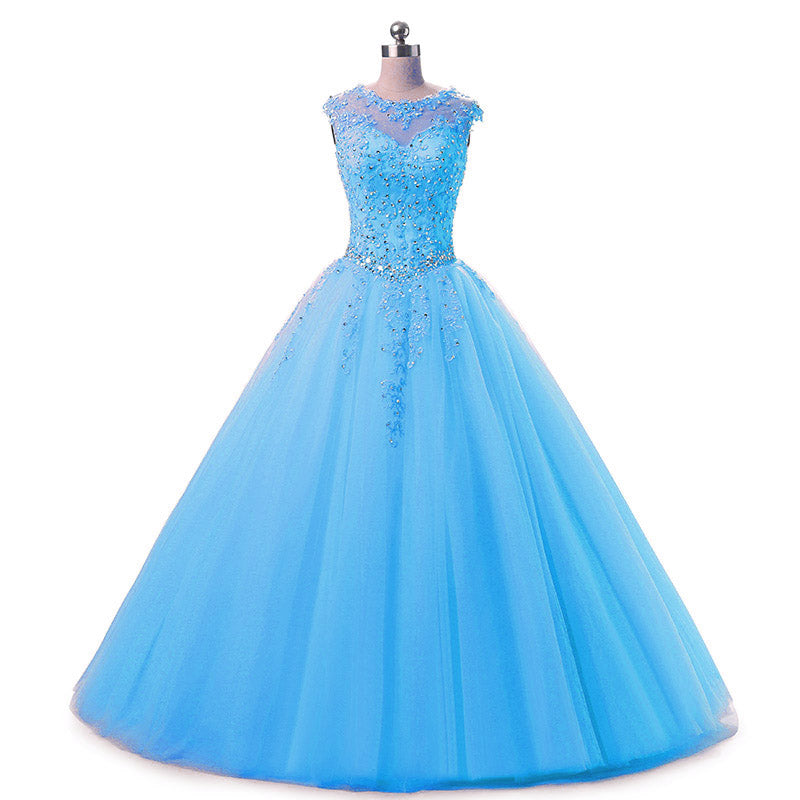 Siaoryne PL6500 Best Rose Gold Prom Dress Lace Ball Gown Quinceaneras for Girls Sweet Sixteen Dresses