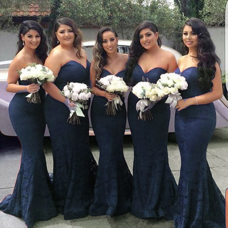 LP323 Fabulous Burgundy Bridesmaid Dress Fishtail Women Wedding Party Siaoryne LP323 Fabulous Burgundy Bridesmaid Dress Fishtail Women Wedding Party Siaoryne