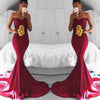LP2300 Sexy Royal Blue Prom Gown Evening Party Dress Mermaid Sweetheart Party Gown 2018