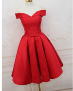 Red Short Homecoming Dress for Teens Student Formal Grade Dress Short Cocktail Dress