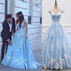 LP6354 Ball Gown Off the Shoulder Pink/Ivory Prom Dress 2018 ,Girls Formal Gown with pocket Pageant Gown