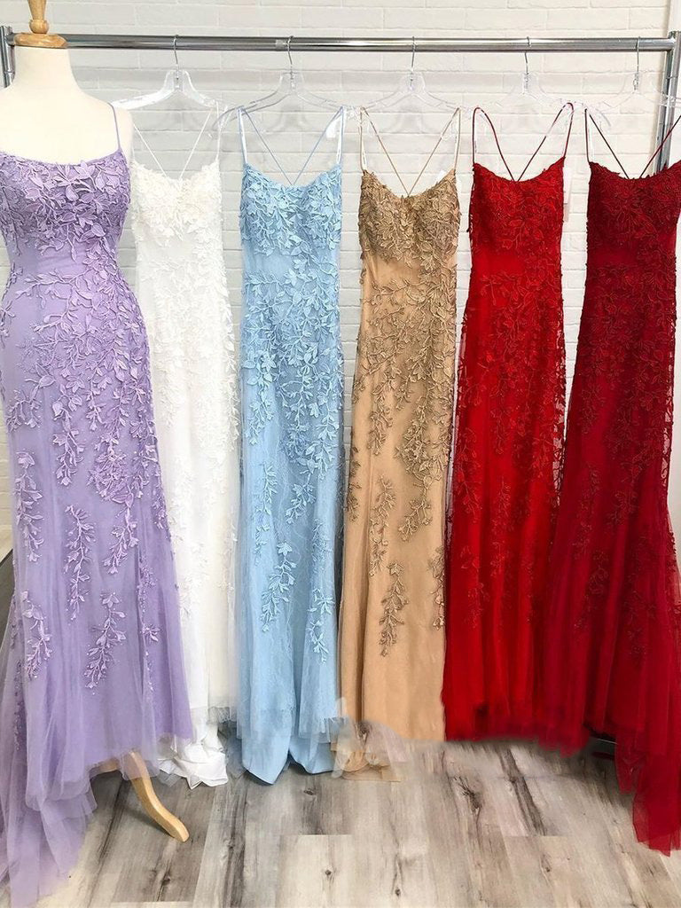 Amazing Halter Yellow Lace Mermaid /Trumpet  Prom Dress 2022 Long Graduation Gown for Girls LP1201