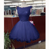 SP3354 Scoop Neck  Curto Vestido Festa Dress Short Graduation Gown Short Homecoming Prom Dress Lace