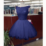 SP3354 Scoop Neck  Curto Vestido Festa Dress Short Graduation Gown Short Homecoming Prom Dress Lace