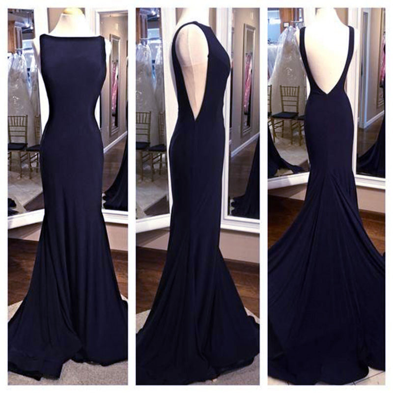 Stylish Grape Boat neck Sexy Sheath/Mermaid Evening Dresses,Sexy Prom Long Dress,party Dresses 2020
