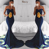 LP2300 Sexy Royal Blue Prom Gown Evening Party Dress Mermaid Sweetheart Party Gown 2018