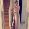 Trendiest Sexy V Neck Long Party Dresses Women Prom Gown
