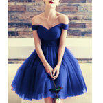 Dark Red Tulle Short Prom Dress Junior Girls 8th Graduate Semi Formal Homecoming Dress SP520