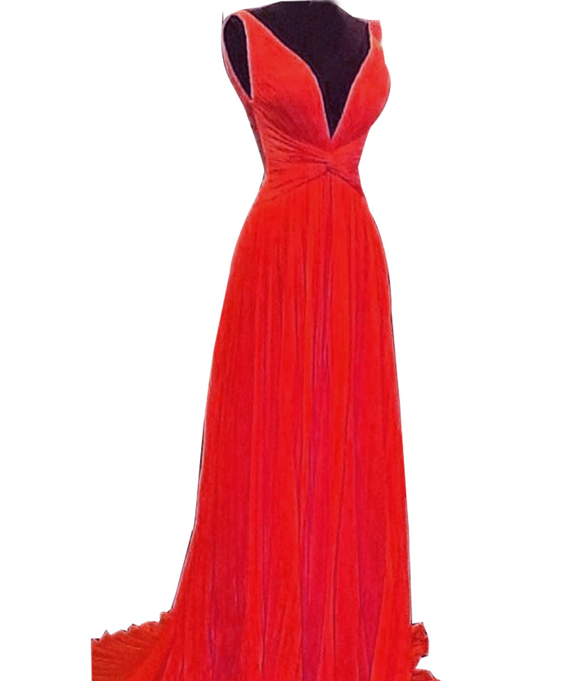 Siaoryne LP0826 Yellow Long Chiffon Sexy V Neck Elegant Prom dress Formal evening Gowns Special Occasion dress Custom Made