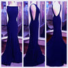 Stylish Grape Boat neck Sexy Sheath/Mermaid Evening Dresses,Sexy Prom Long Dress,party Dresses 2020