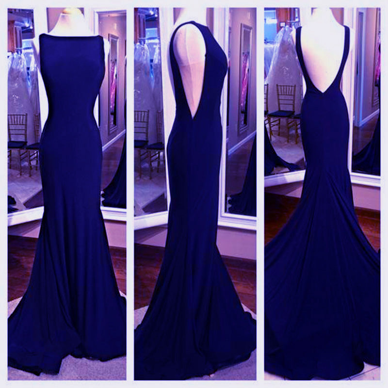 Stylish Grape Boat neck Sexy Sheath/Mermaid Evening Dresses,Sexy Prom Long Dress,party Dresses 2020