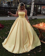 Amazing Blue/Red Strpless A Line Evening Dresses  Ball Gown Prom Dresses Floor Length  Abendkleider Gown